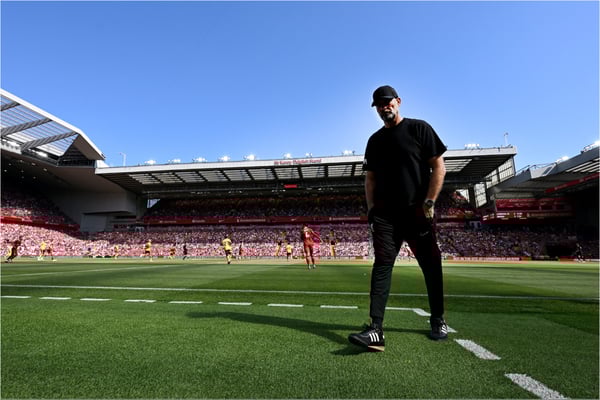 世界杯FIFA体育新闻:克洛普依然是教练界炙手可热的人物。/ Nick Taylor/利物浦足球俱乐部/Getty Images