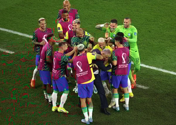 世界杯FIFA体育新闻：巴西对阵韩国：2022年卡塔尔世界杯16强赛