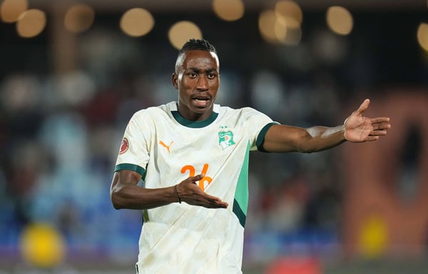 世界杯FIFA体育新闻：Yan Diomande是一位炙手可热的人才。/ IMAGO/DeFodi Images