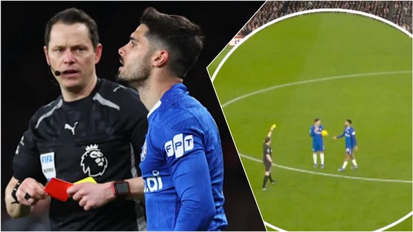 世界杯FIFA体育新闻：内托的第一张黄牌完全没必要。/ Marc Atkins/Getty Images/X/SkySportsPL