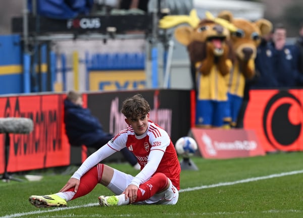 世界杯FIFA体育新闻:马克斯·道曼很享受周六的出场机会。/ 大卫·普莱斯/阿森纳足球俱乐部/盖蒂图片社