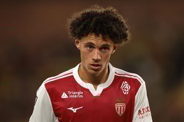 世界杯FIFA体育新闻:马格内斯·阿克利乌什一直是摩纳哥队的明星球员。/ 乔纳森·莫斯科普/盖蒂图片社