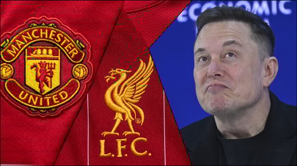 世界杯FIFA体育新闻:曼联和利物浦遭遇了埃隆·马斯克的人工智能技术。/ Visionhaus/Harun Ozalp/Anadolu/Getty Images