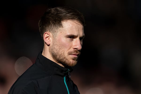 世界杯FIFA体育新闻：麦卡利斯特本赛季表现低迷。/ Gaspafotos/MB Media/Getty Images