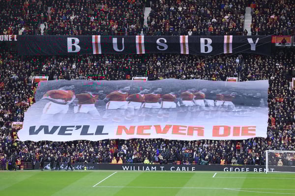 世界杯FIFA体育新闻:今年二月,曼联纪念了慕尼黑空难68周年。/ Simon Stacpoole/Offside/Getty Images