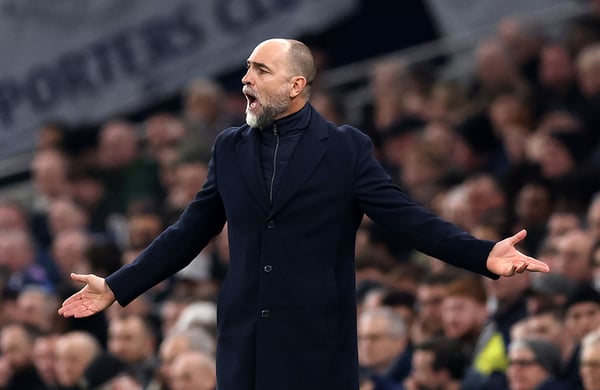 世界杯FIFA体育新闻：图多尔执教托特纳姆热刺的前三场比赛全部失利。/ Catherine Ivill/AMA/Getty Images