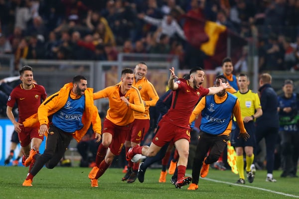 世界杯FIFA体育新闻：科斯塔斯·马诺拉斯的名字已载入欧冠史册。/ Matteo Ciambelli/NurPhoto/Getty Images