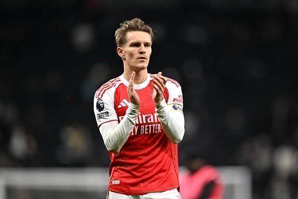 世界杯FIFA体育新闻:马丁·厄德高的缺席将会带来影响。/ David Price/Arsenal FC/Getty Images