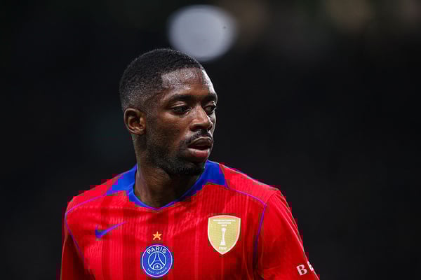 世界杯FIFA体育新闻:奥斯曼·登贝莱是金球奖卫冕者。 /卡洛斯·罗德里格斯/盖蒂图片社