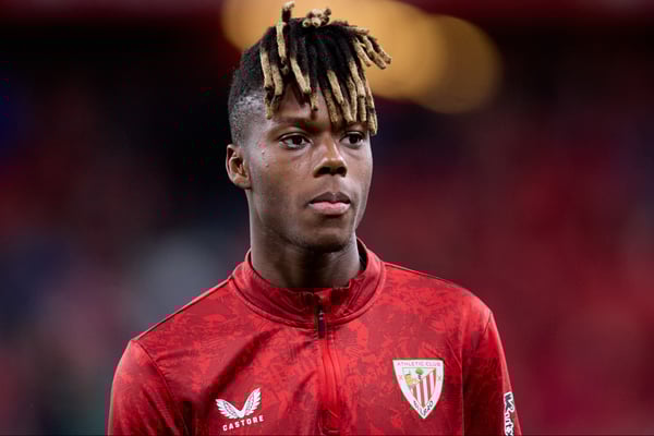 世界杯FIFA体育新闻:尼科·威廉姆斯可能离开毕尔巴鄂竞技。/ Alcoba Beitia/Getty Images