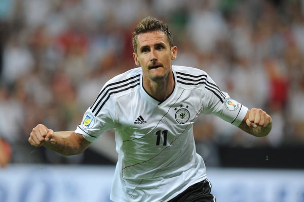 世界杯FIFA体育新闻：米罗斯拉夫·克洛泽是世界杯历史最佳射手。/ IMAGO/Revierfoto