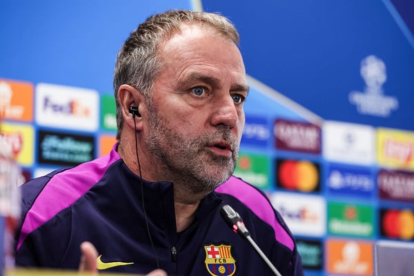 世界杯FIFA体育新闻：汉斯·弗里克本周接受了媒体采访。/ Javier Borrego/Europa Press/Getty Images