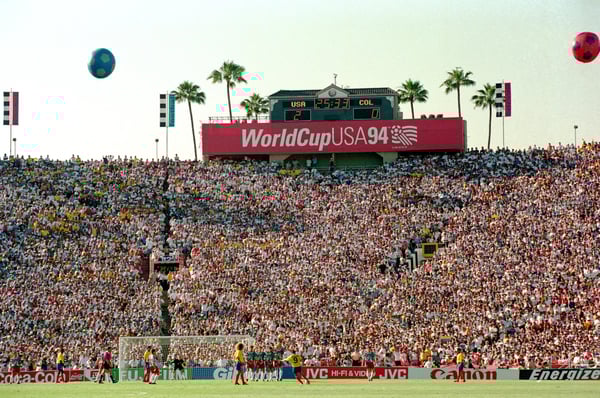 世界杯FIFA体育新闻：1994年玫瑰碗世界杯 美国 哥伦比亚