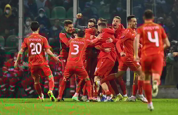 世界杯FIFA体育新闻：意大利对阵北马其顿：2022年国际足联世界杯预选赛淘汰赛附加赛