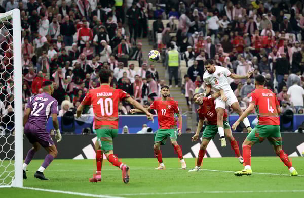 世界杯FIFA体育新闻：约旦对阵摩洛哥——2025年国际足联阿拉伯杯决赛