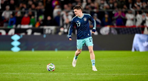 世界杯FIFA体育新闻:德国选手弗洛里安·维尔茨对阵加纳,2026年3月