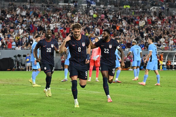 世界杯FIFA体育新闻:美国庆祝