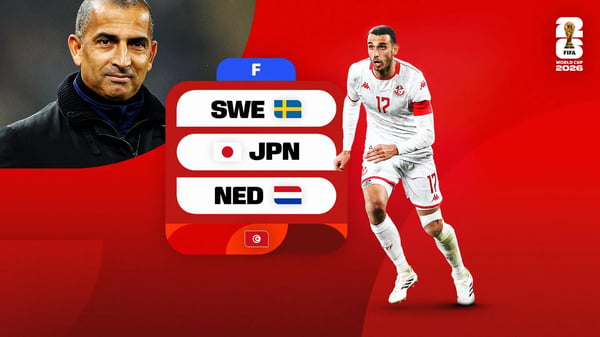 世界杯FIFA体育新闻：2026年FIFA世界杯突尼斯队简介图 16x9。