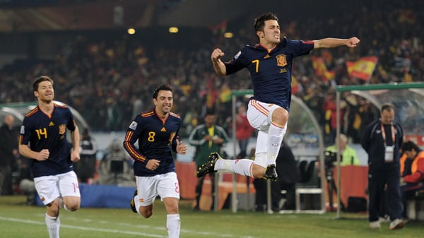 世界杯FIFA体育新闻：2010_H_Villa_0-1_CHI_ESP