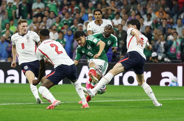 世界杯FIFA体育新闻:墨西哥对阵英格兰:2026年国际足联世界杯16强赛