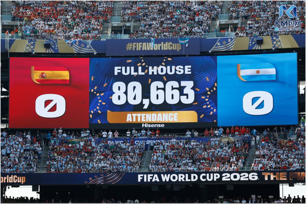 世界杯FIFA体育新闻:世界杯决赛时,大都会人寿体育场座无虚席。/ Richard Sellers/Sportsphoto/Allstar/Getty Images