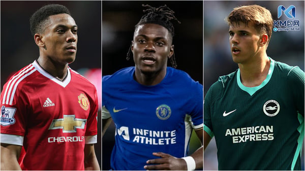 世界杯FIFA体育新闻：英超俱乐部经常签下最有前途的年轻天才球员。/ Tom Purslow/曼联/Getty Images；Andrew Kearns/CameraSport/Getty Images；Steve Bardens/Getty Images。