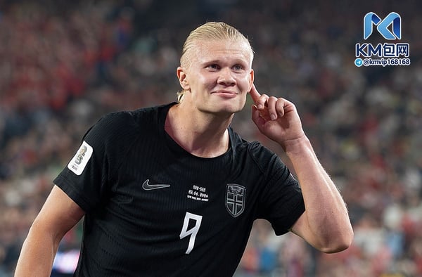 世界杯FIFA体育新闻:埃尔林·哈兰德在国家队有着令人瞩目的纪录。/ Al Bello/Getty Image