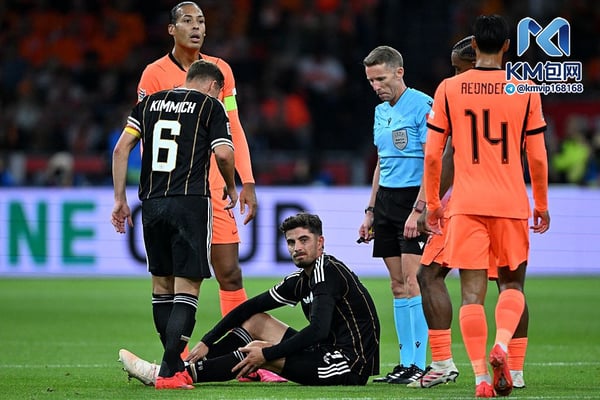 世界杯FIFA体育新闻:凯·哈弗茨(中)上半场被迫下场。/ Federico Gambarini/picture alliance/Getty Images
