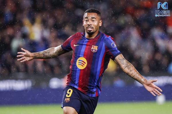 世界杯FIFA体育新闻：加布里埃尔·热苏斯正在充分利用他有限的上场时间。/ Javier Borrego/Europa Press/Getty Images