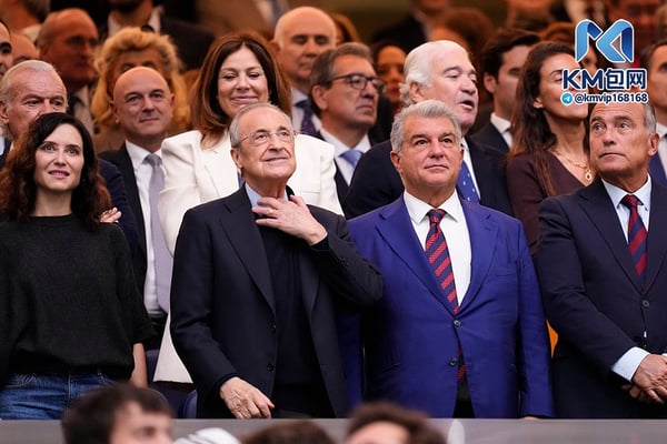 世界杯FIFA体育新闻:弗洛伦蒂诺·佩雷斯(左)和琼·拉波尔塔的激烈总统竞选之争将再添新篇章。/ Jose Breton/Pics Action/NurPhoto/Getty Images