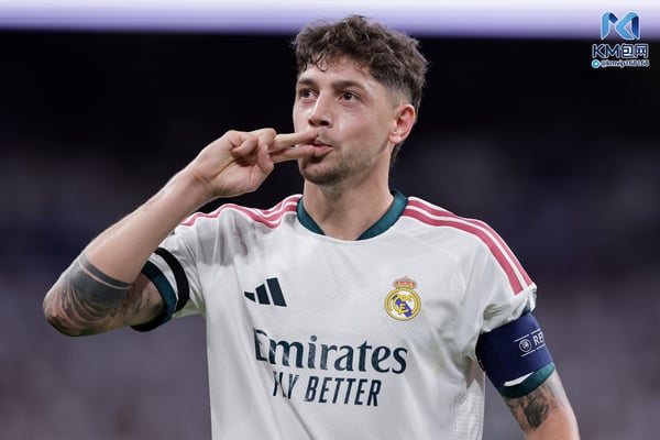 世界杯FIFA体育新闻:费德里科·巴尔韦德是皇家马德里队的领导人之一。 /马努·雷诺/DeFodi Images/DeFodi/Getty Images