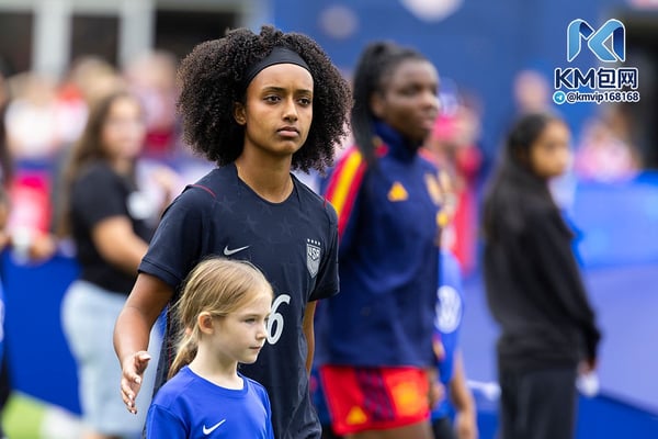 世界杯FIFA体育新闻:约哈内斯已经是美国女足国家队的关键人物。/ Al Chang/ISI Photos/Getty Images