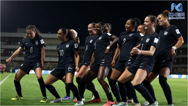 世界杯FIFA体育新闻：美国女足在世界杯首战中大胜萨摩亚。/ Judit Cartiel/FIFA/Getty Images