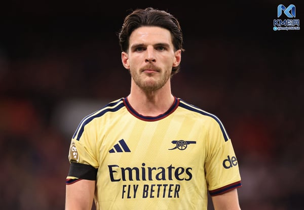 世界杯FIFA体育新闻：德克兰·赖斯曾是拜仁慕尼黑在2023年的目标。/ Marc Atkins/Getty Images