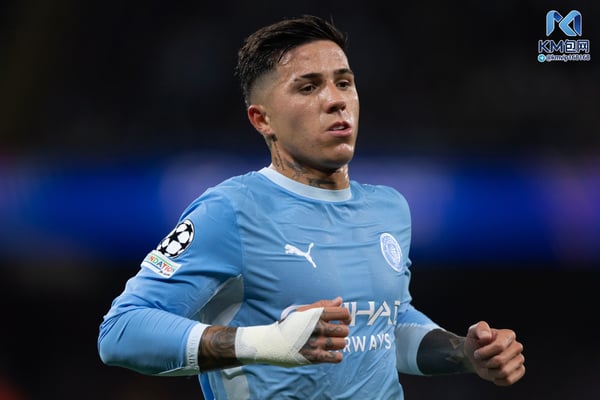 世界杯FIFA体育新闻:恩佐·费尔南德斯刚刚加盟曼城。/ Visionhaus/Getty Images