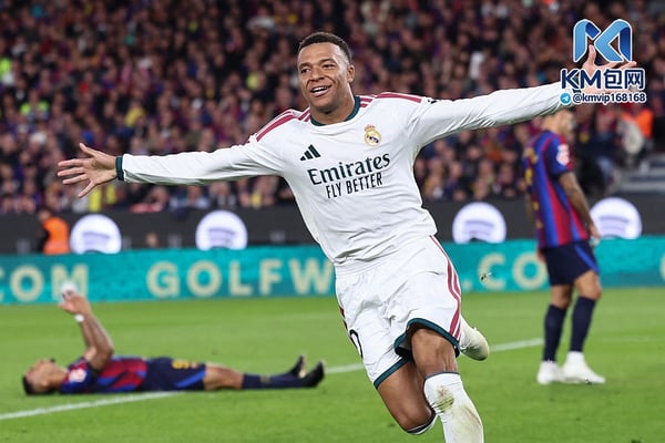 世界杯FIFA体育新闻：基利安·姆巴佩带领皇马在本赛季第一场国家德比中取得胜利。 /约瑟夫·拉戈/法新社/盖蒂图片社